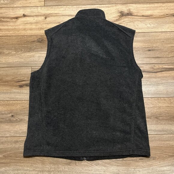 Men's Columbia Fleece Vest SZ LARGE Gray Full Zip Pockets Logo Outdoor - Picture 8 of 8